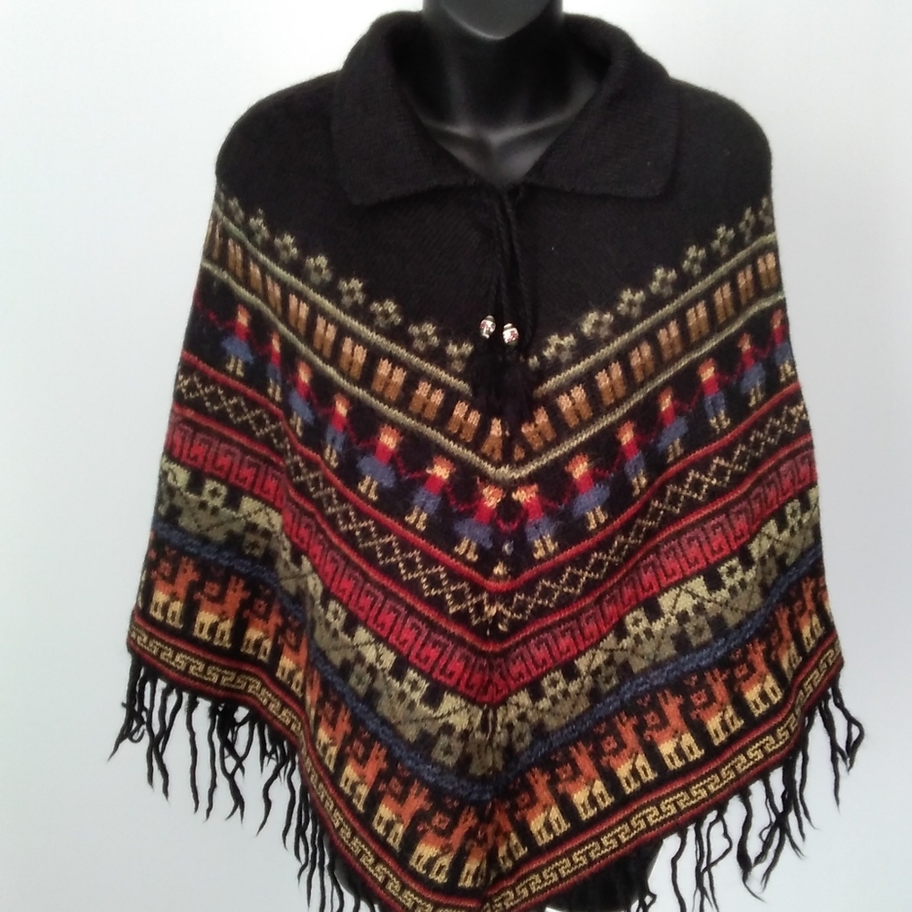 LA VICUNITA- Peruvian Alpaca Poncho